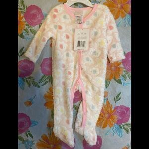 🛍Little joy Girls size 3-6 moths one piece Pijama🎀